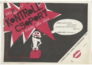 Kontroll Csoport Ikarus Művelődesi Központ 1982 koncertplakát